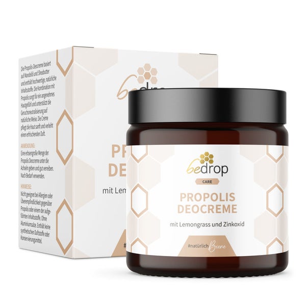 bedrop Propolis Deocreme / Festes Deo mit Lemongrass 30 ml