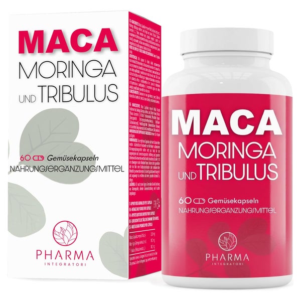PHARMA INTEGRATORI Starke Anden-Maca aus Peru mit Moringa 60 St