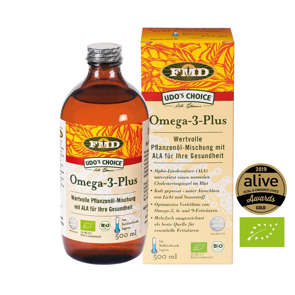 FMD Omega-3-Plus in Bioqualität - frei von Fischöl 500 ml