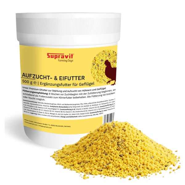Supravit Aufzucht- & Eifutter für Geflügel 500g 500 g