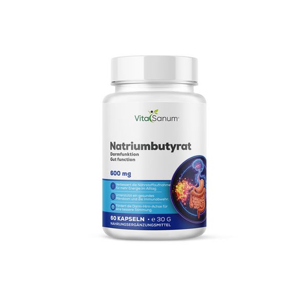 VitaSanum® - Natriumbutyrat 600 mg 60 Kapseln  St