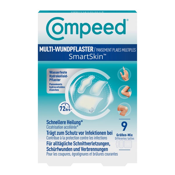COMPEED® Multi-Wundpflaster SmartSkin™ Größen-Mix 9 St