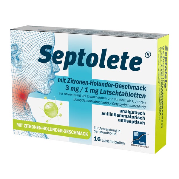 Septolete Zitronen-Holunder Geschmack 16 St