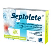 Produktabbildung: Septolete Zitronen-Holunder Geschmack 16 St