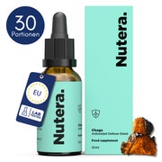 Chaga Pilz-Extrakt 20:1 – hochkonzentrierte Tropfen mit Beta-Glucanen & 40% Polysacchariden aus 100% Fruchtkörpern 30 ml
