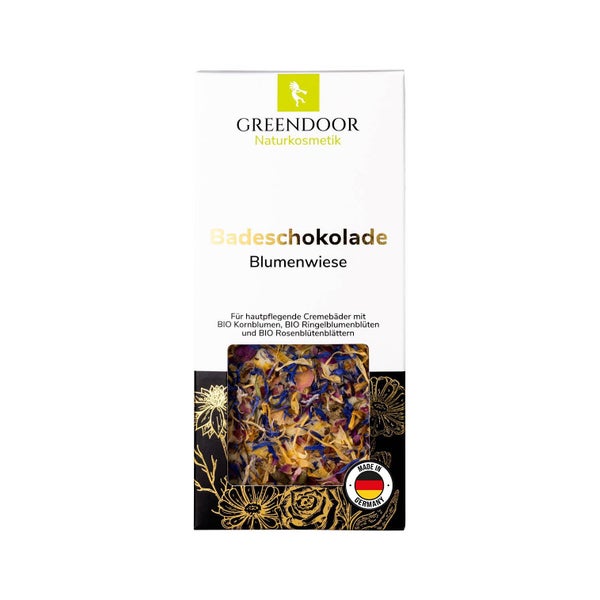 GREENDOOR Badeschokolade Blumenwiese 100 g