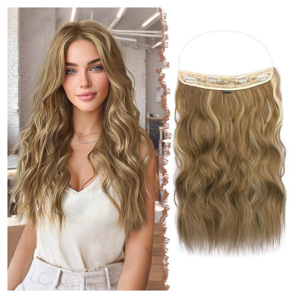 Haarextensions Synthetik Haarteile Damen 18H88# Bahama Beige 1 St