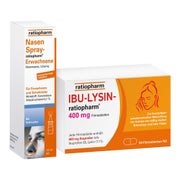 ratiopharm Nasensp Erw + IBU-LYSIN 400 1 Set