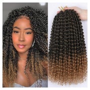 Häkelhaar Crochet Braids Wasserwellen T1B-27# 12inch (7er Pa 1 St