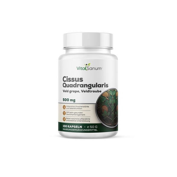 VitaSanum®- Cissus Quadrangularis (Veldtraube) 500 mg 100 Ka  St