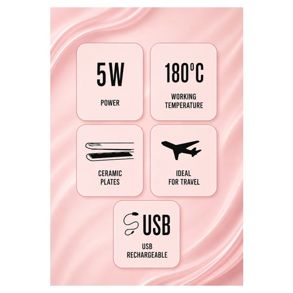 ITALIAN DESIGN ELECTRICAL ITEMS COQUET USB MINI GLÄTTEISEN