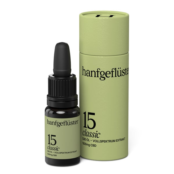 HANFGEFLÜSTER Vollspektrum CBD Öl 15% 10 ml 10 ml