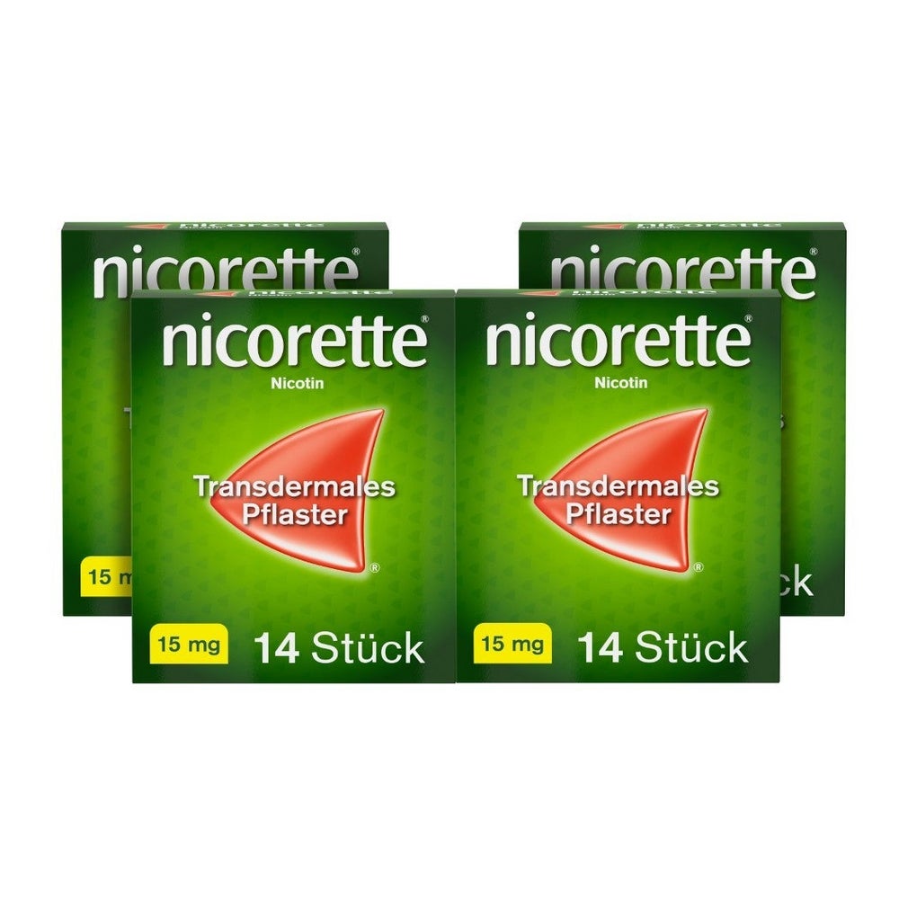 nicorette® TX Pflaster 15 mg Viererpack 4X14 St