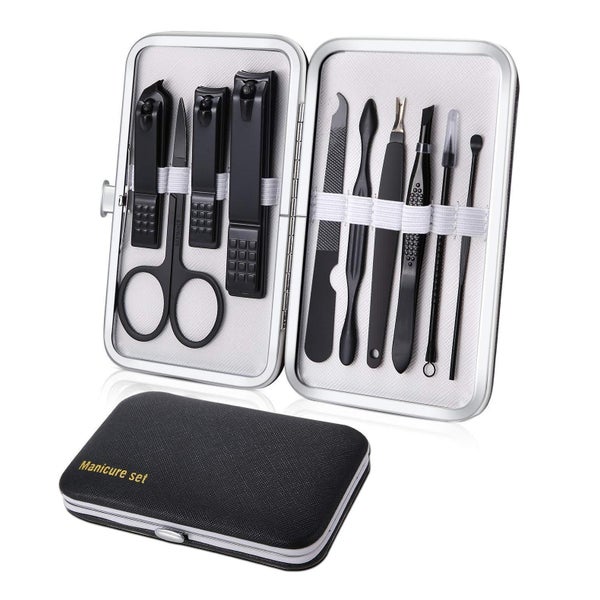 Maniküre Set 10teilig Pediküre Kit Nagelschere Nagelknipser 1 St