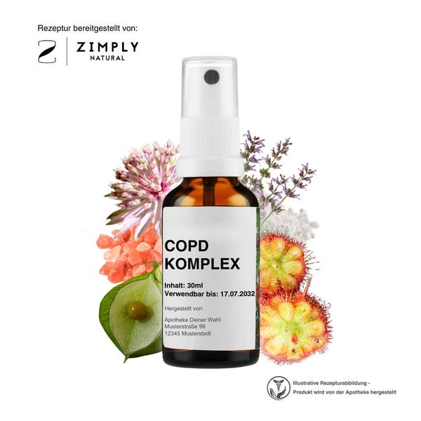 Zimply Natural COPD KOMPLEX - Pflanzbasierte Rezeptur 30 ml