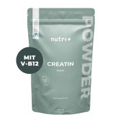 nutri+ Creatin Monohydrat Pulver + B12 - Kreatin 500 g