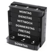 Pillenbox 7 Tage 3 Fächer Tabletten Organizer Wochenbox 1 St