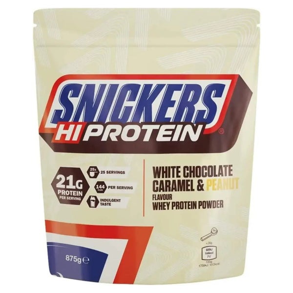 Snickers White Protein Powder - 875g 0.875 kg