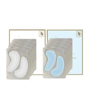 Hyaluronsäure + Kollagen Hydrogel Augenpads  + Rose Hydrogel Augenpads Set 1 St