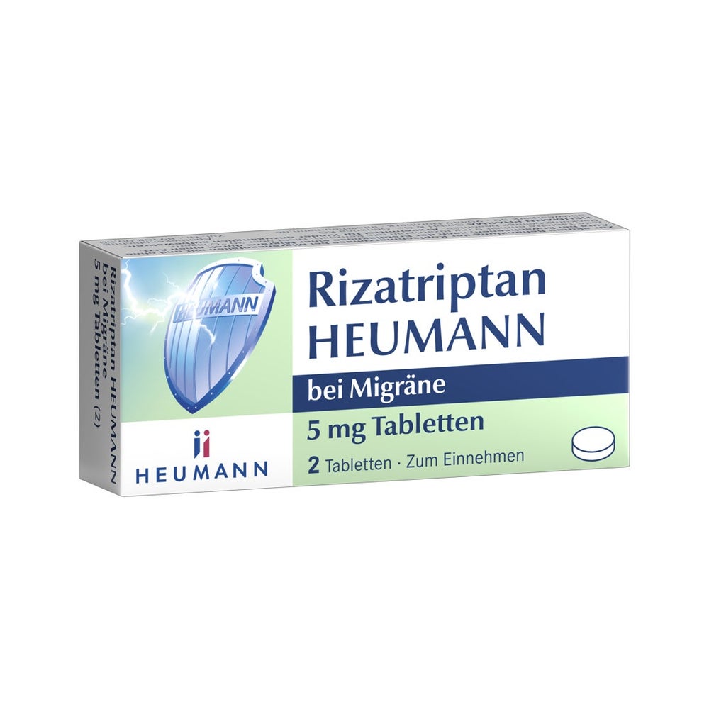 Rizatriptan Heumann Bei Migräne 5 Mg Tabletten 2 St