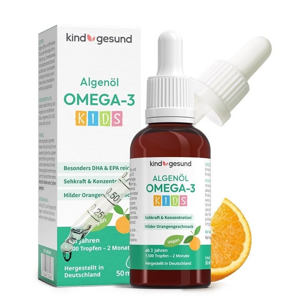 kindgesund® Omega-3 Algenöl Tropfen Kids 50 ml