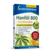 Produktabbildung: Klosterfrau Hanföl 800 Mg+goldmohn Weichkapseln 30 St