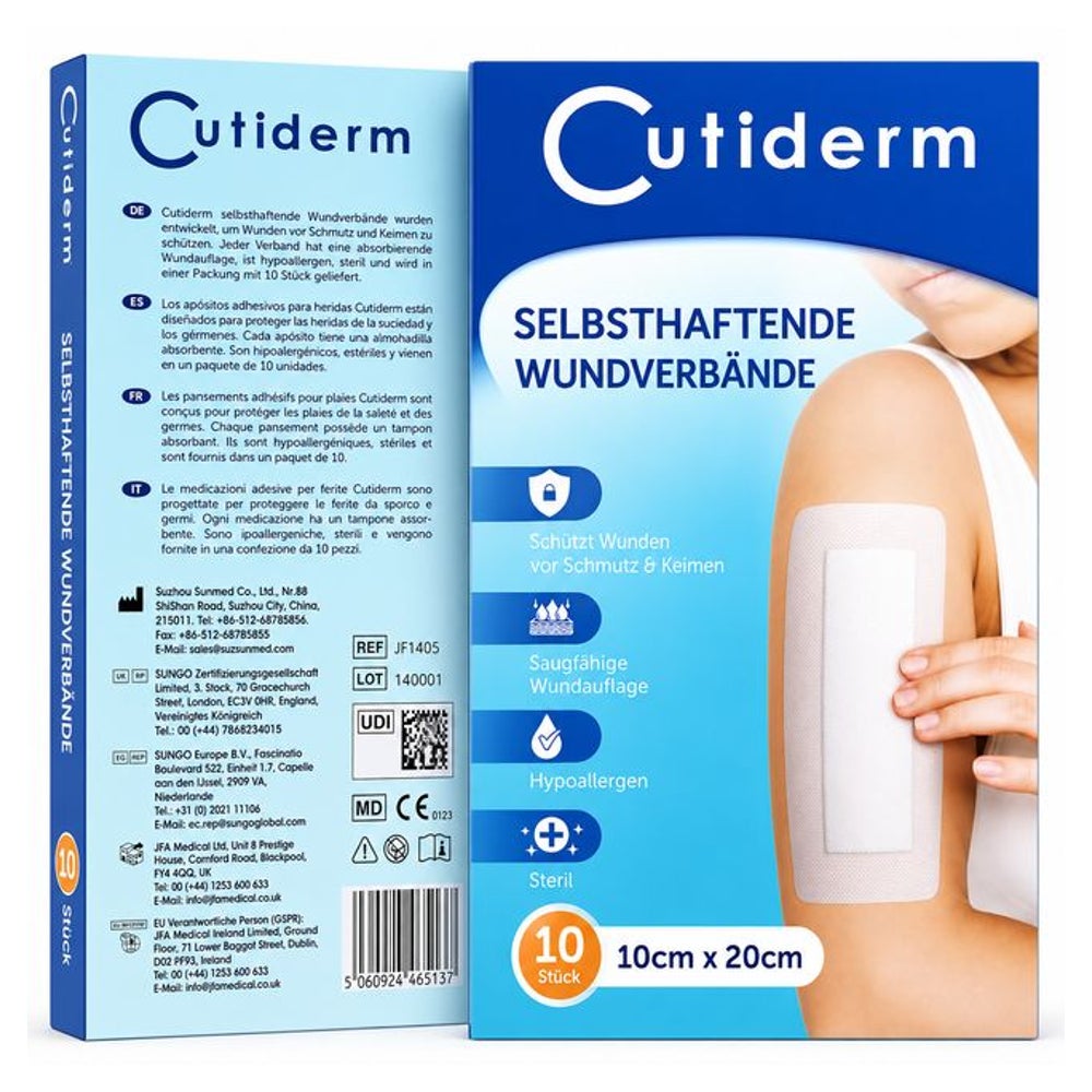 Cutiderm Wundverband Selbstklebend 10 x 20 cm 10 St
