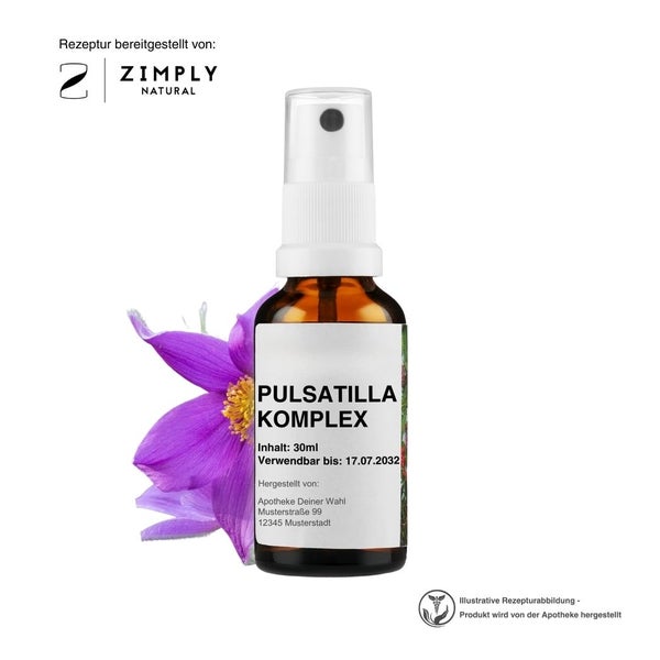 Zimply Natural PULSATILLA KOMPLEX - Pflanzbasierte Rezeptur 30 ml