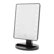 UNIQ Hollywood Classic Kosmetikspiegel mit 16 LED-Leuchten - Schwarz