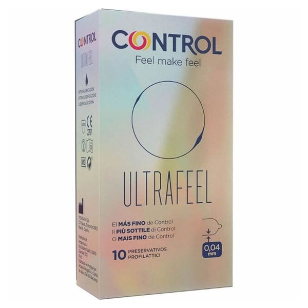 Ultra Feel – 10 ultradünne Kondome, 0,045 mm Wandstärke (10 Kondome) 10 St