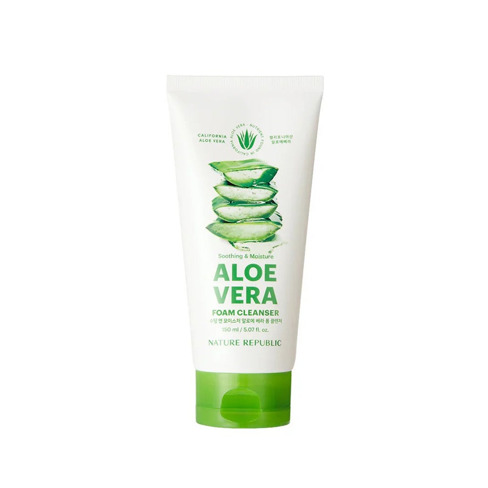 NATURE REPUBLIC Soothing & Moisture Aloe Vera Foam Cleanser - Schaumreiniger 150 ml