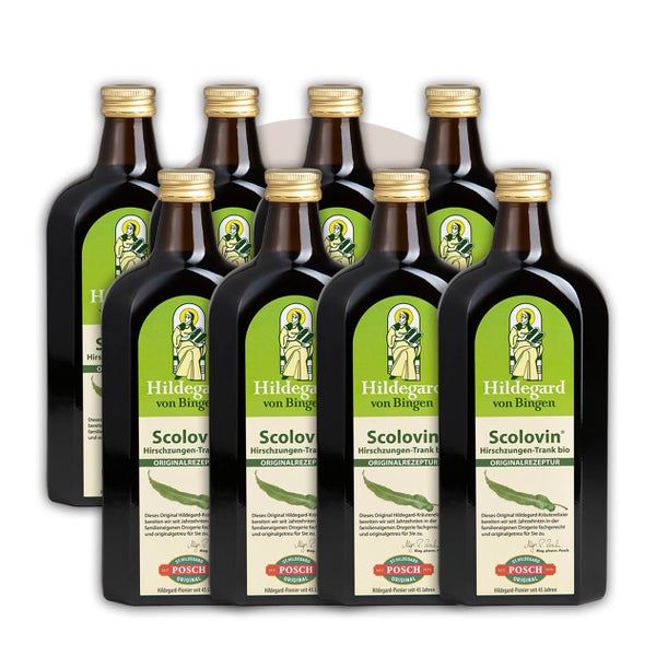 Hildegard Hirschzungenelixier Scolovin Kurpaket 8 Fl
