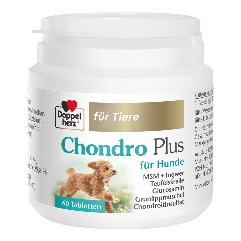 Doppelherz Für Tiere Chondro Plus Tabl.f.hunde 60 St