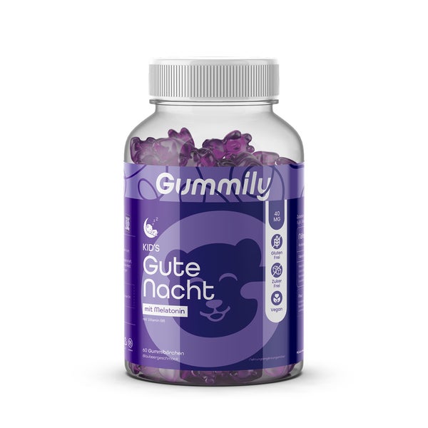 Gummily® Kinder Melatonin Schlaf Gummibärchen 60 St