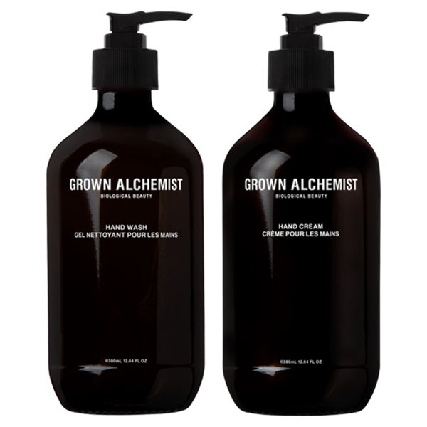 Amber Glass Bottle Hand Care Kit = Hand Wash 380 ml + Hand C