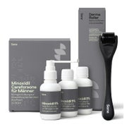Produktabbildung: SONS Minoxidil 50mg/ml Lösung & Derma Roller für Männer bei erblich bedingtem Haarausfall - 3 Monate 3X60 ml