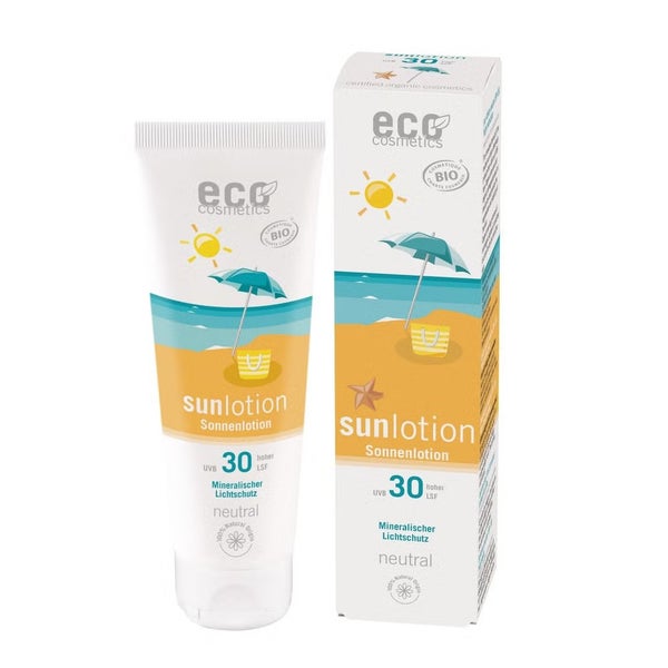 eco cosmetics Sonnenlotion Neutral LSF 30 ohne Parfum 125 ml