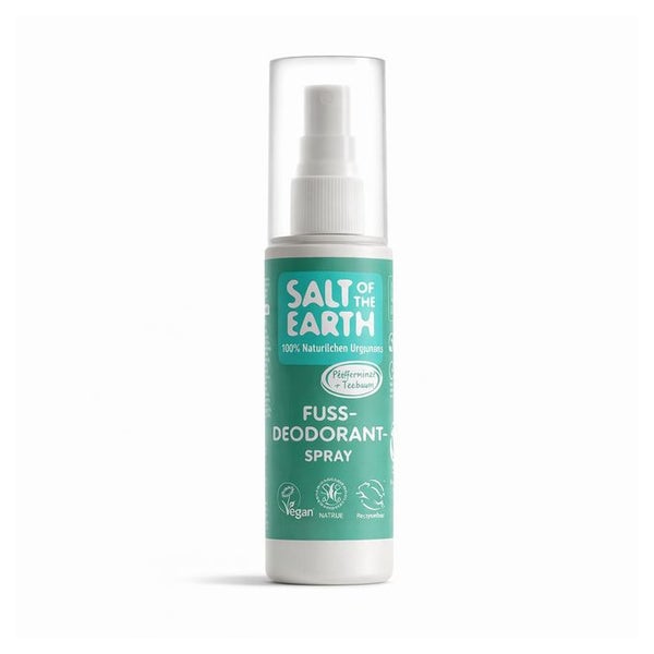 Salt of the Earth natürliches Fußdeodorant-Spray, kühlendes Menthol 100 ml