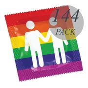 «Pride» Motivkondome mit freizügiger Comfort-Form (144 Kondome) 144 St