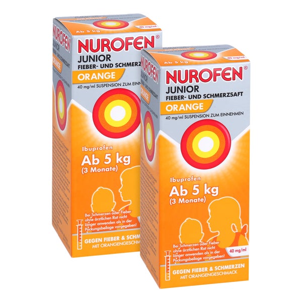 NUROFEN Junior Fieber- und Schmerzsaft 2X100 ml