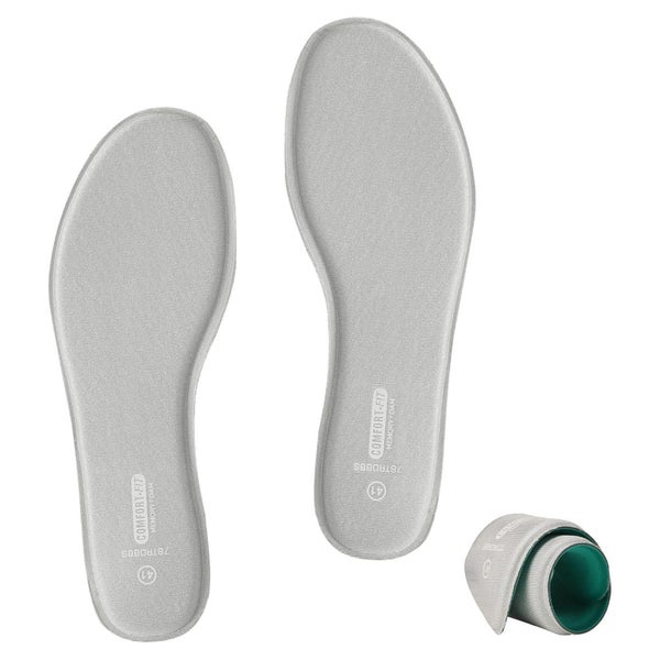 Memory Foam Einlegesohlen Grau EU42 für Damen & Herren, Weic 1 St