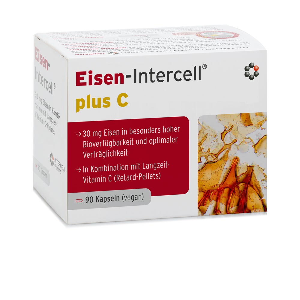Eisen-intercell Plus C Magensaftresistente Kapseln 90 St