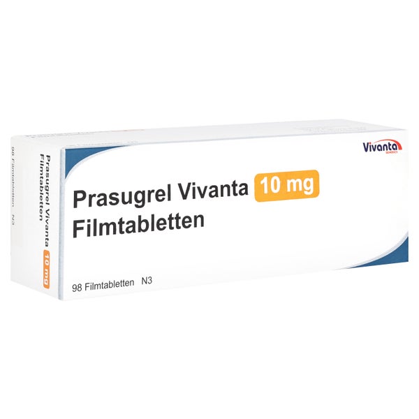 Prasugrel Vivanta 10 mg Filmtabletten 98 St