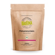 Biotiva Flohsamenschalen Kapseln Bio 480 g