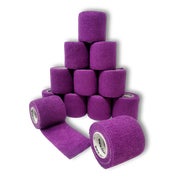 LisaCare latexfreie, kohäsiver Pflasterverband 5cm - Lila 12 St