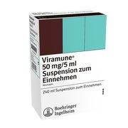 Viramune 50 Mg/5 Ml Susp.z.einn.ohne Spr.u.adap. 240 ml