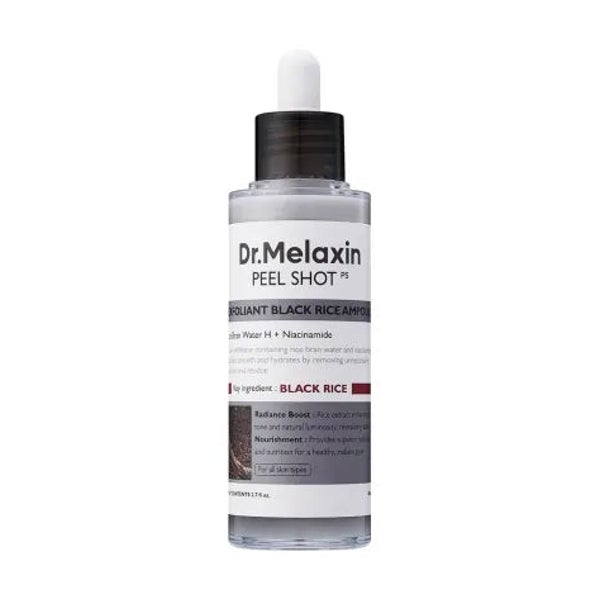Dr.Melaxin Peel Shot Exfoliating Black Rice Ampoule 80 ml