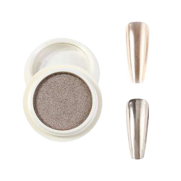 Chrome Powder - Silver Gold - Smukke Chrome Negle