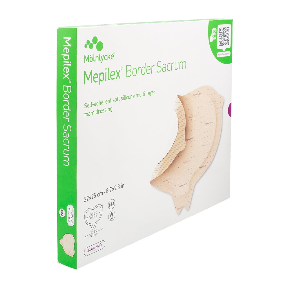Mepilex Border Sacrum Schaumverb.22x25 Cm Steril 5 St