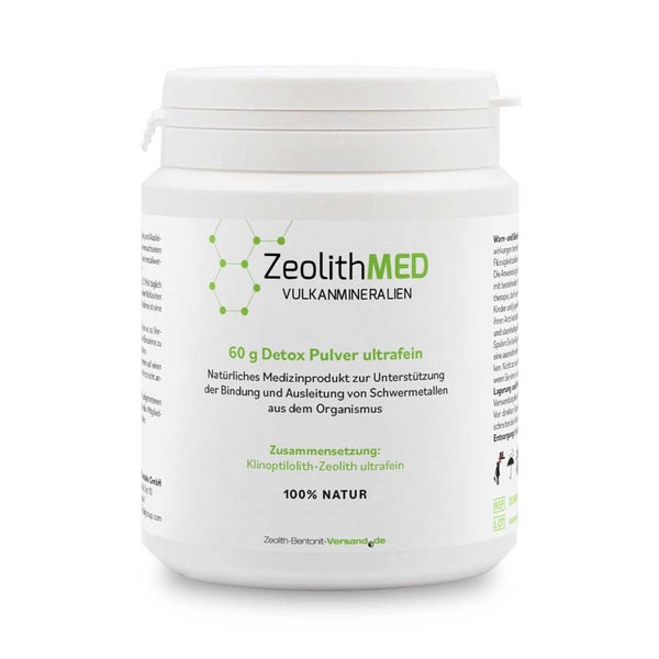 Zeolith MED Detox-Pulver ultrafein 60 g